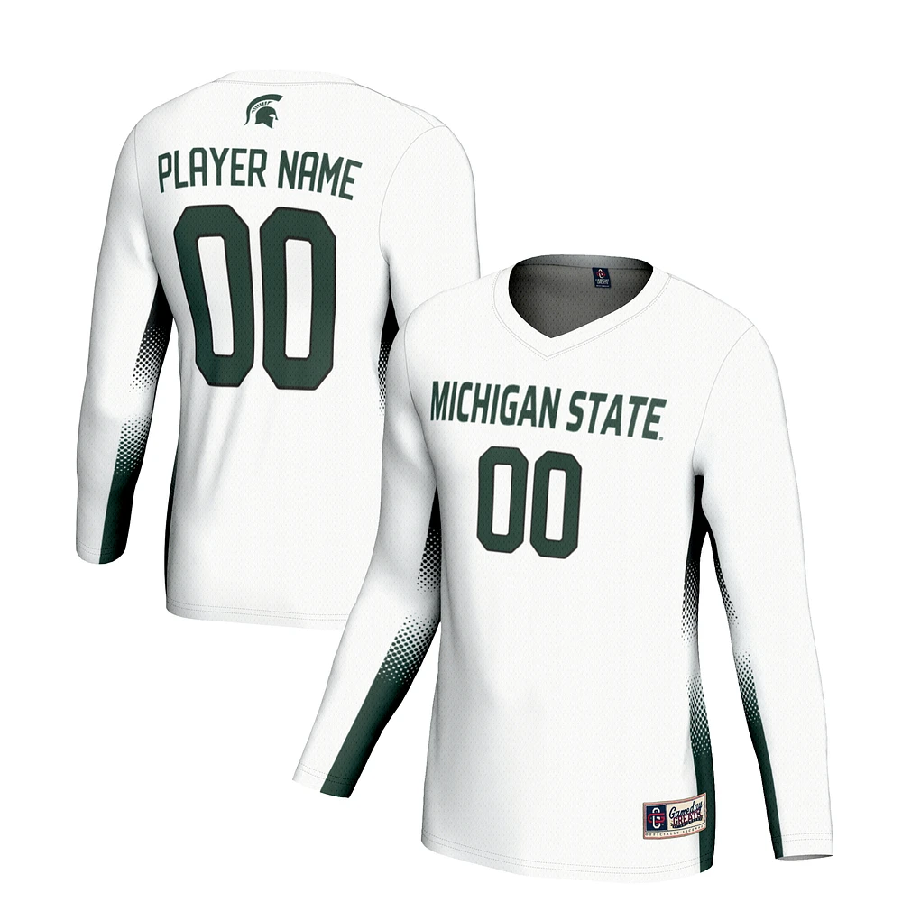 Youth GameDay Greats White Michigan State Spartans Lightweight NIL Women's Volleyball Jersey