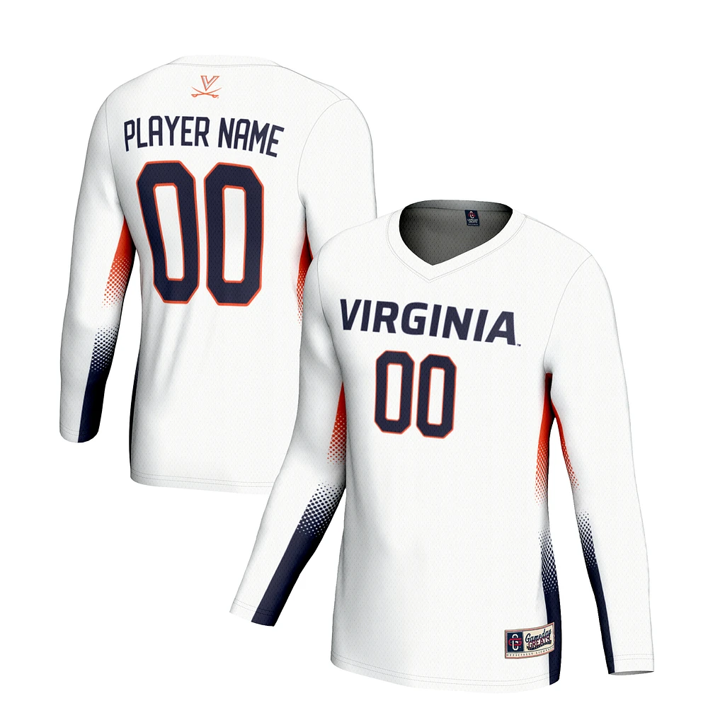 Youth GameDay Greats White Virginia Cavaliers Lightweight NIL Women's Volleyball Jersey
