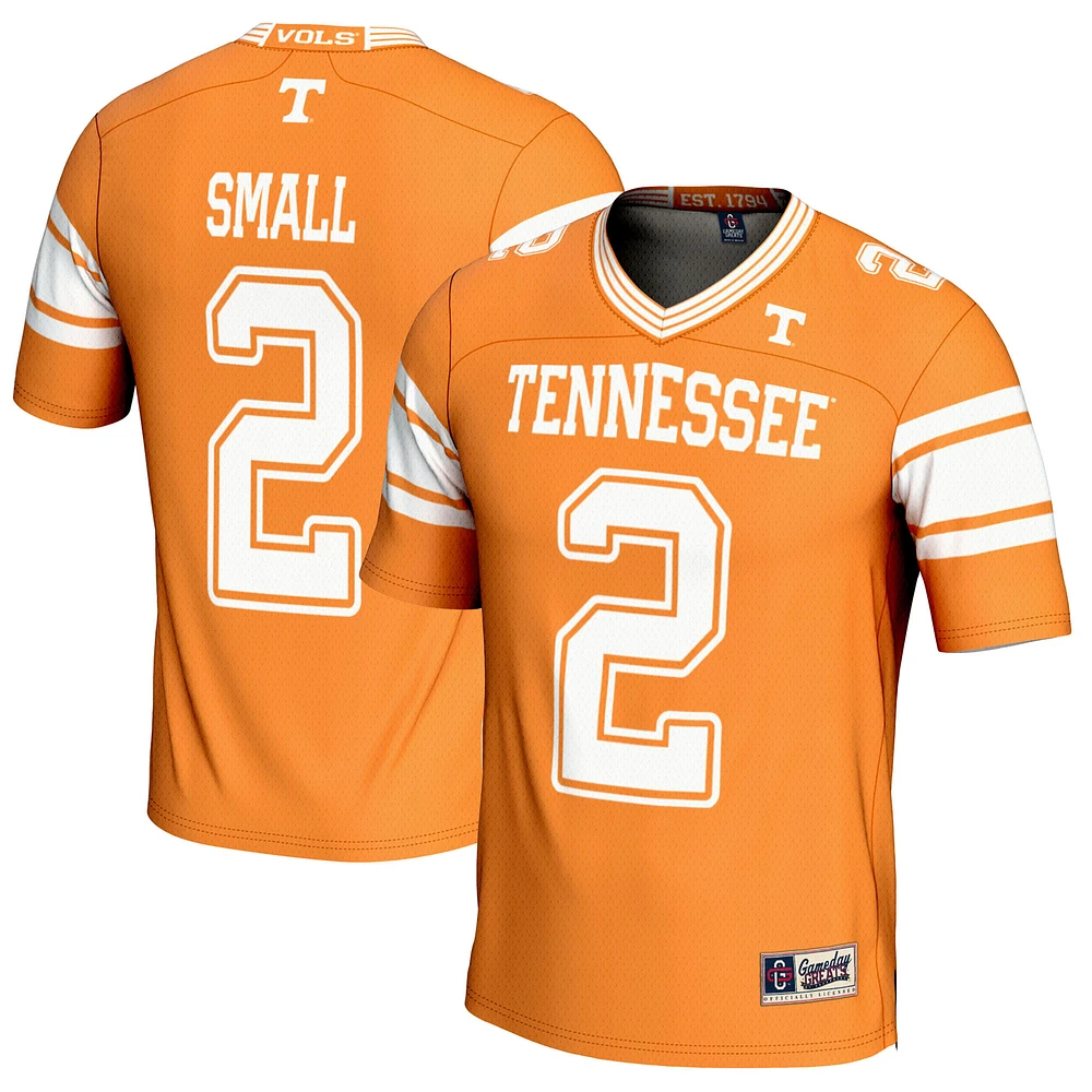 Men's GameDay Greats Jabari Small Tennessee Orange Volunteers NIL Player Football Jersey
