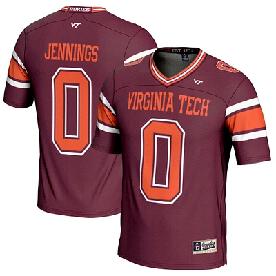 Youth GameDay Greats Ali Jennings Maroon Virginia Tech Hokies NIL Player Football Jersey
