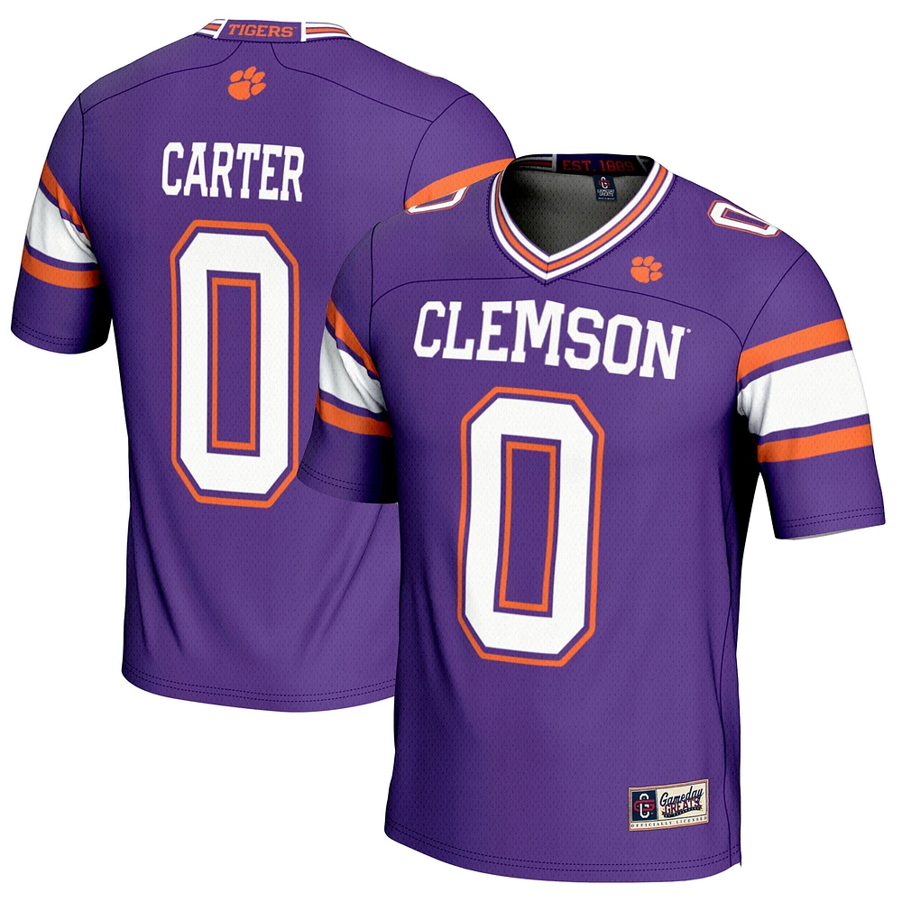 Men's GameDay Greats Barrett Carter Clemson Tigers NIL Player Football Jersey