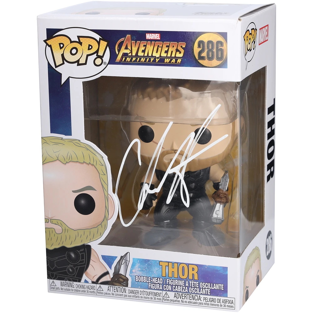 Chris Hemsworth Avengers Infinity War Autographed Thor #286 Funko Pop!