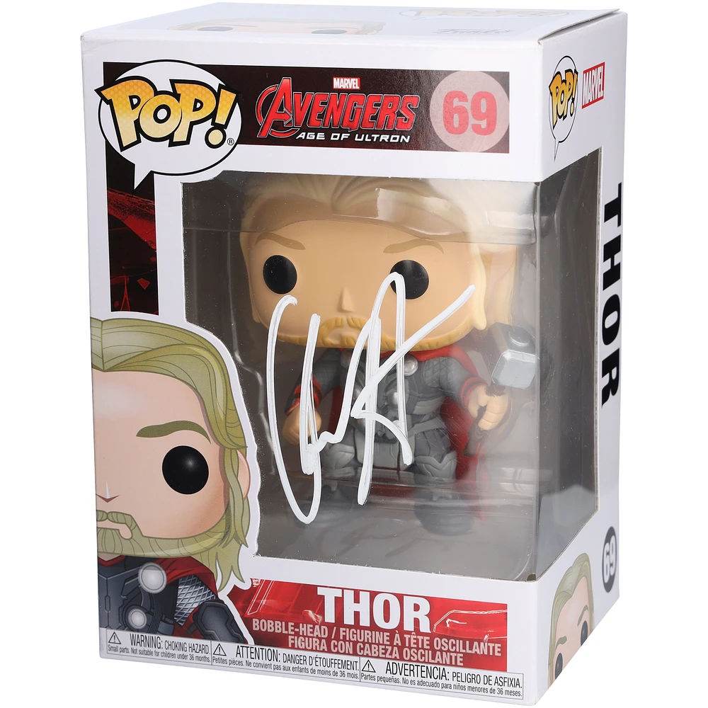 Chris Hemsworth Avengers Age of Ultron Autographed Thor #69 Funko Pop!
