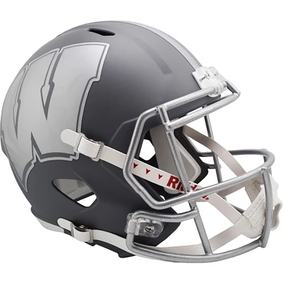 Wisconsin Badgers Riddell 2024 Slate Alternate Speed Replica Helmet