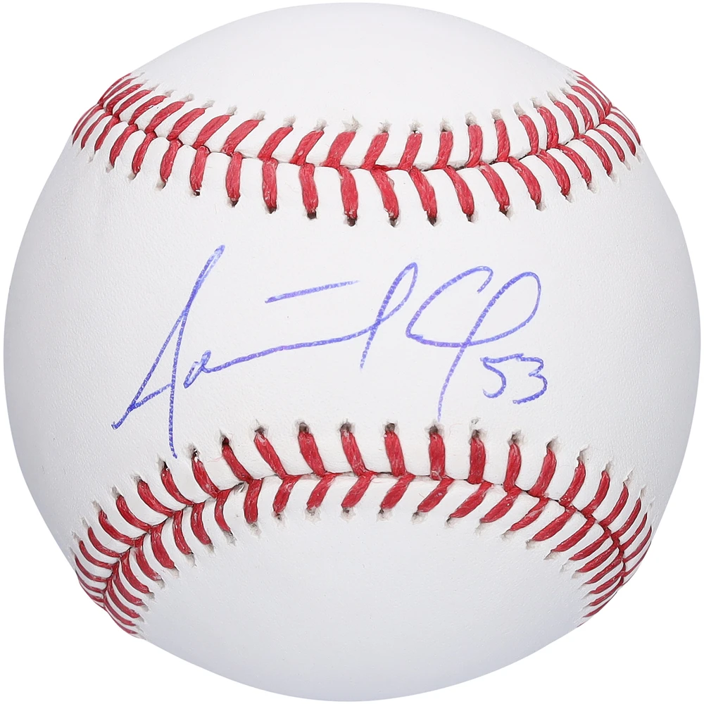 Adolis Garcia Texas Rangers Autographed Baseball
