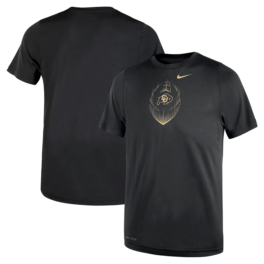 Toddler Nike Black Colorado Buffaloes Legend Football Performance T-Shirt