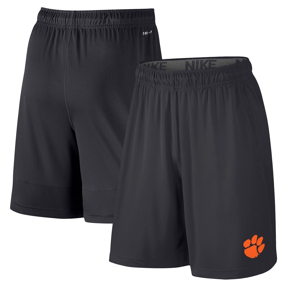 Youth Nike Anthracite Clemson Tigers Fly Performance Shorts