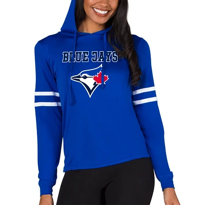 Women's Concepts Sport Royal Toronto Blue Jays Marathon Lightweight Lounge Pullover Hoodie