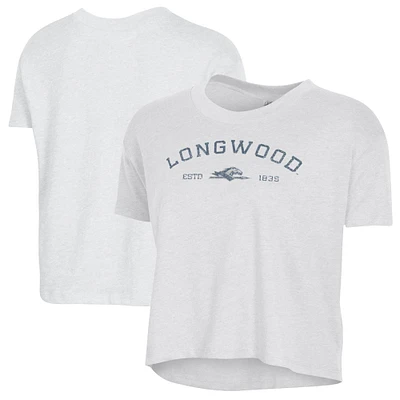 Women's Alternative Apparel White Longwood Lancers Retro Jersey Headliner Cropped T-Shirt
