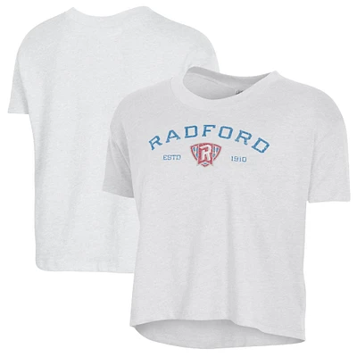 Women's Alternative Apparel White Radford Highlanders Retro Jersey Headliner Cropped T-Shirt
