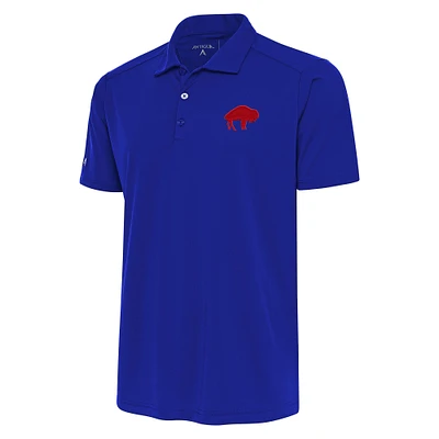 Men's Antigua Royal Buffalo Bills Throwback Logo Tribute Polo