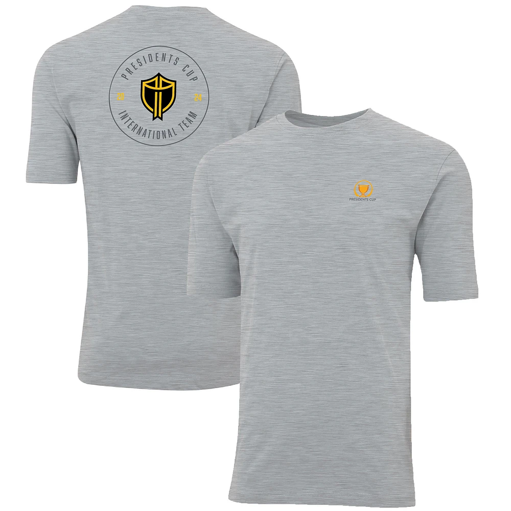 Men's Ahead Heather Gray Presidents Cup International Team Pembroke T-Shirt