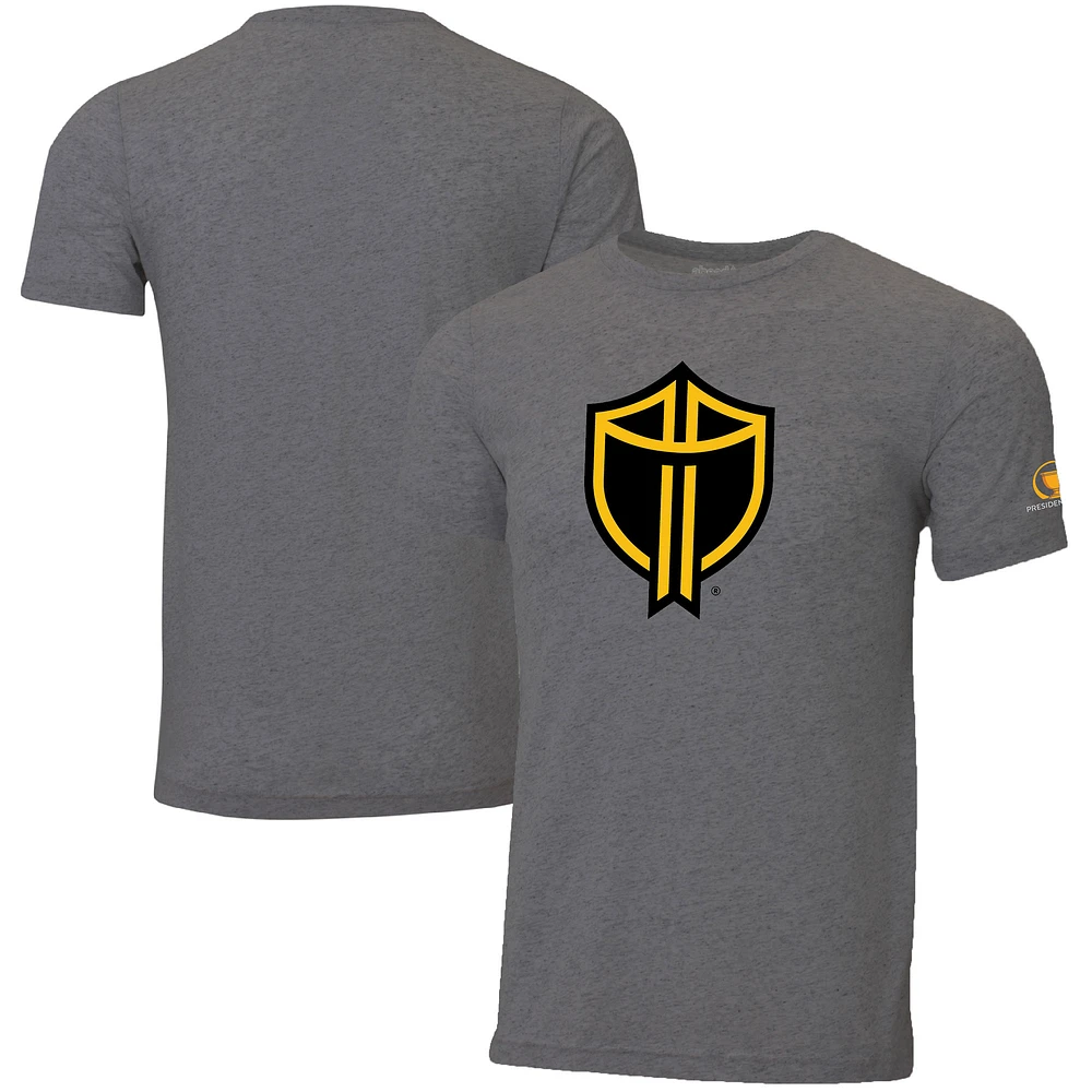 Men's Ahead Heather Charcoal Presidents Cup International Team Instant Classic T-Shirt