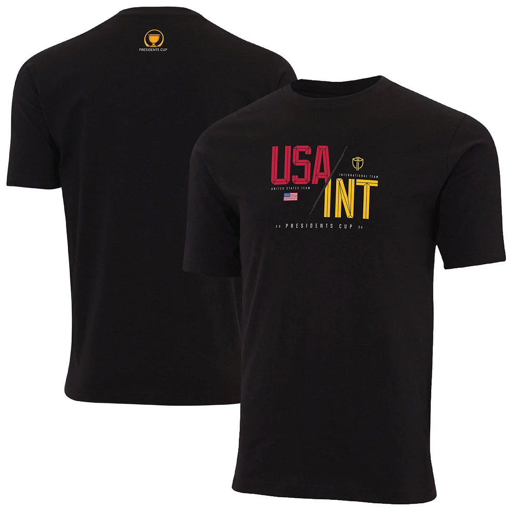 Men's Ahead Black 2024 Presidents Cup Pembroke T-Shirt