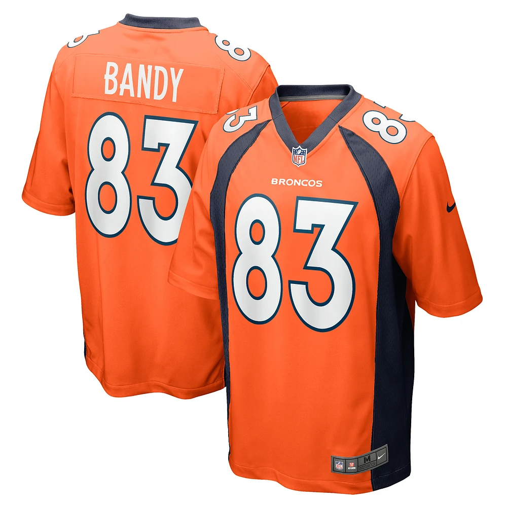 Men's Nike Michael Bandy Orange Denver Broncos Team Game Jersey