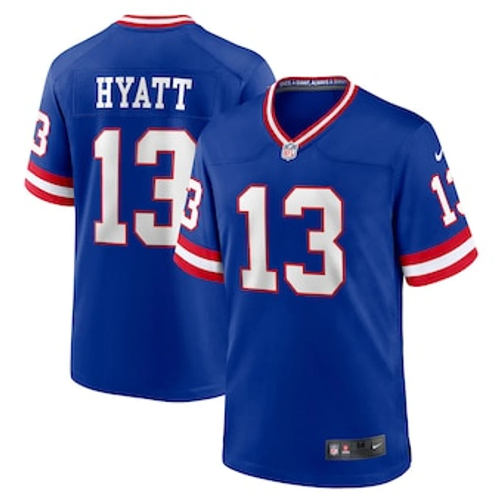 Men's Nike Jalin Hyatt Royal New York Giants Alternate Game Jersey