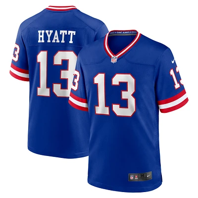 Men's Nike Jalin Hyatt Royal New York Giants Alternate Game Jersey