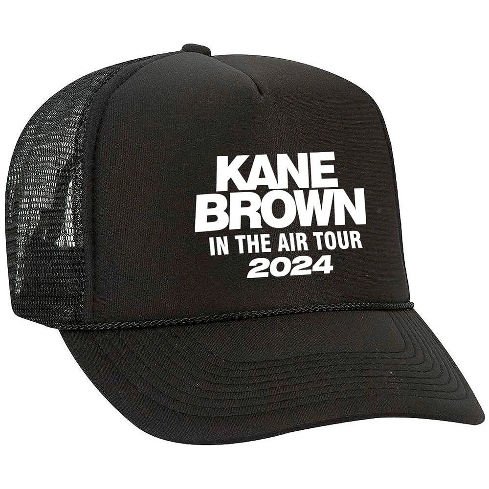 Unisex Black Kane Brown In The Air Tour Trucker Hat