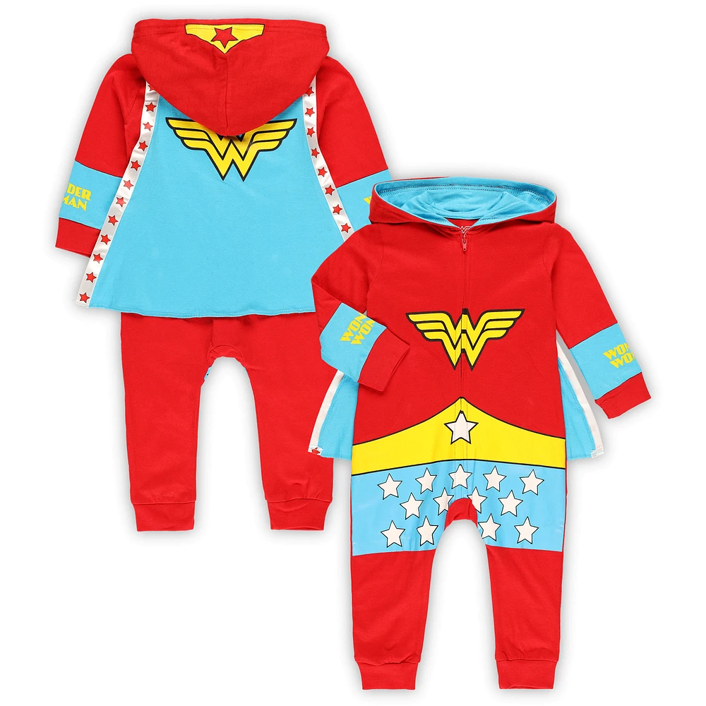 Infant Red Wonder Woman Hoodie Long Sleeve Jumper