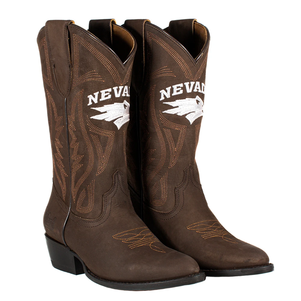 Women's Brown Nevada Wolf Pack Western Boots