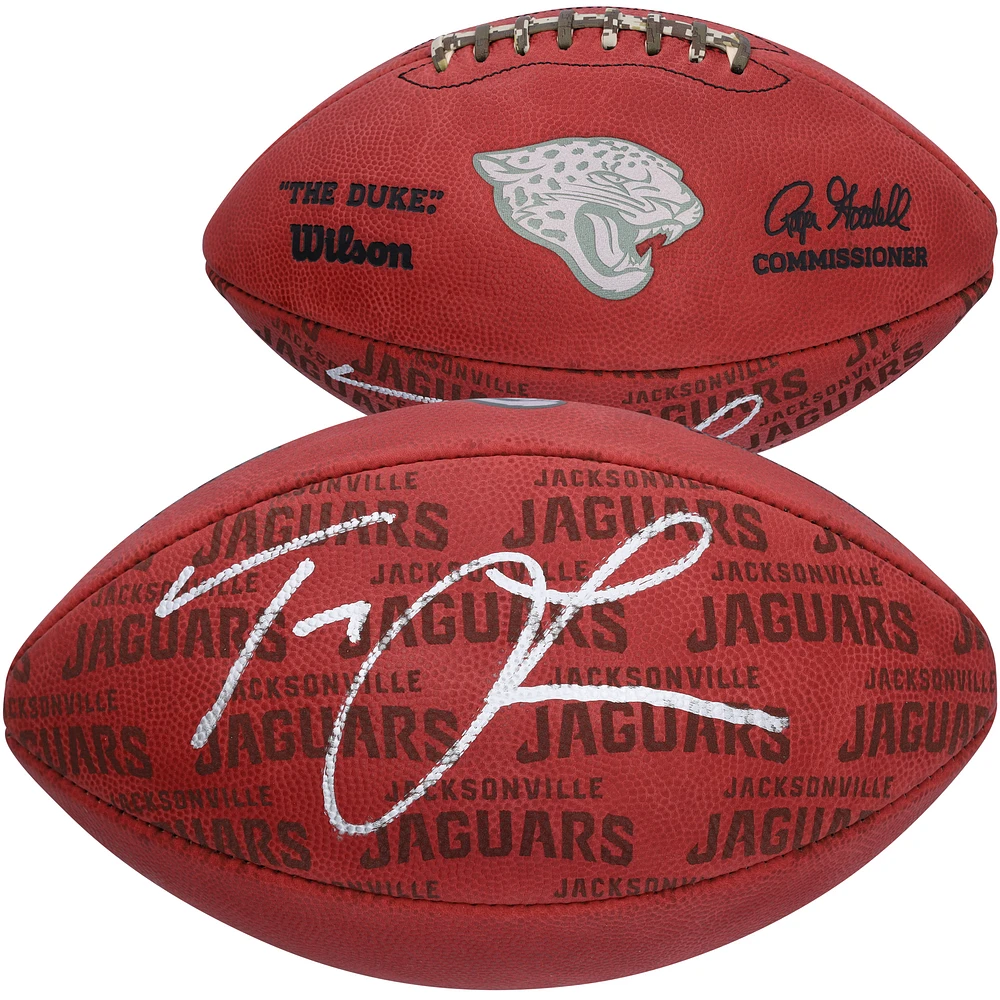 Trevor Lawrence Jacksonville Jaguars Autographed Duke Showcase Football