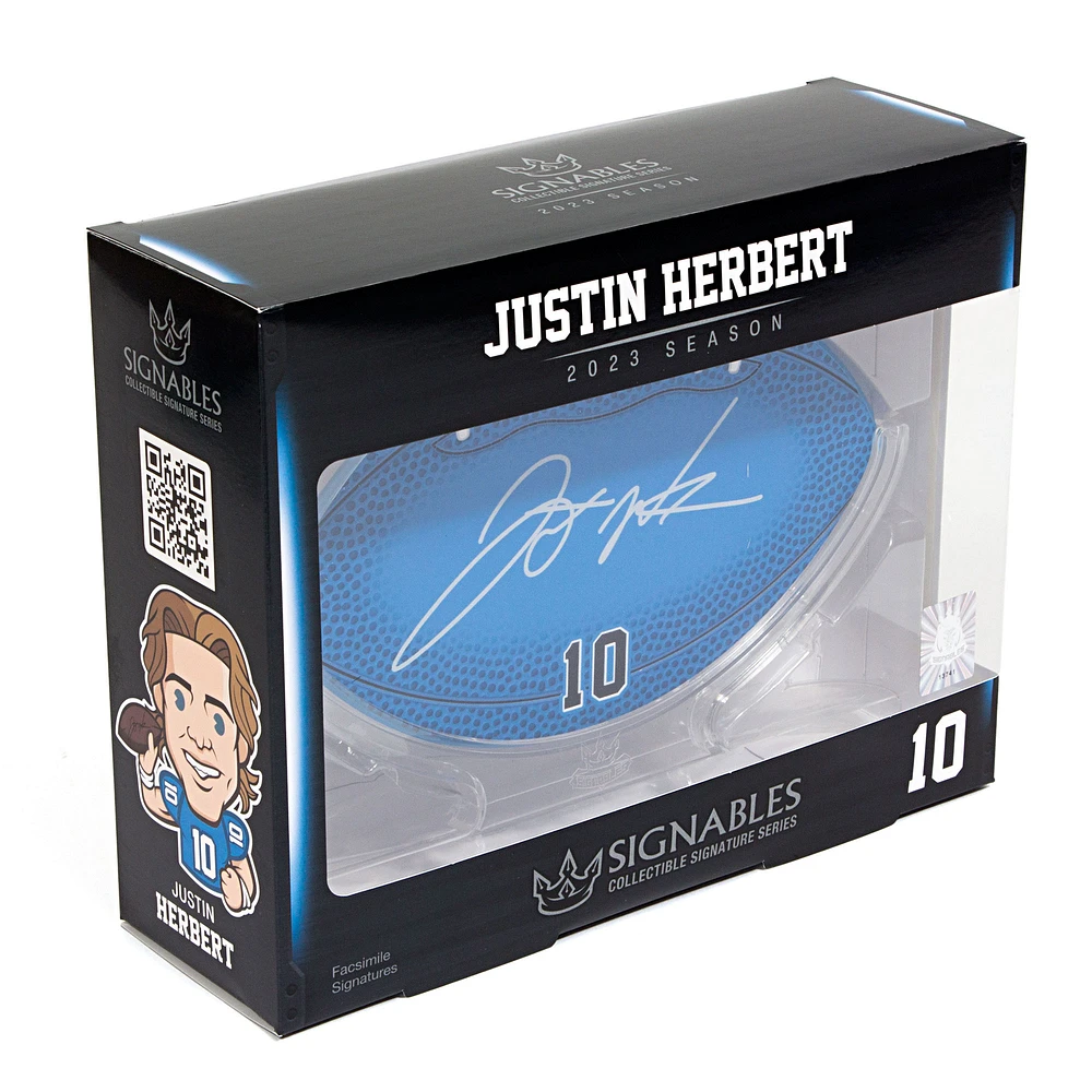 Signables Justin Herbert Los Angeles Chargers Signature Series Collectible