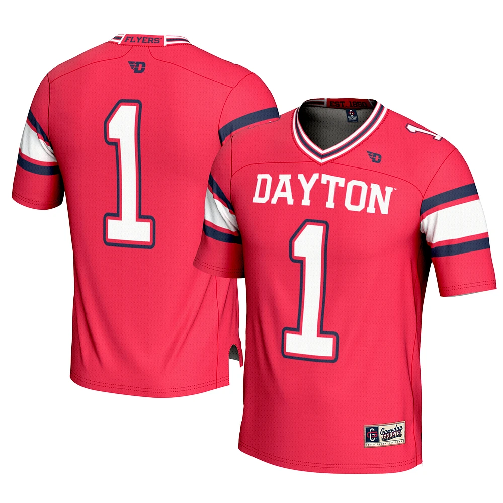 Youth GameDay Greats #1 Red Dayton Flyers Football Jersey