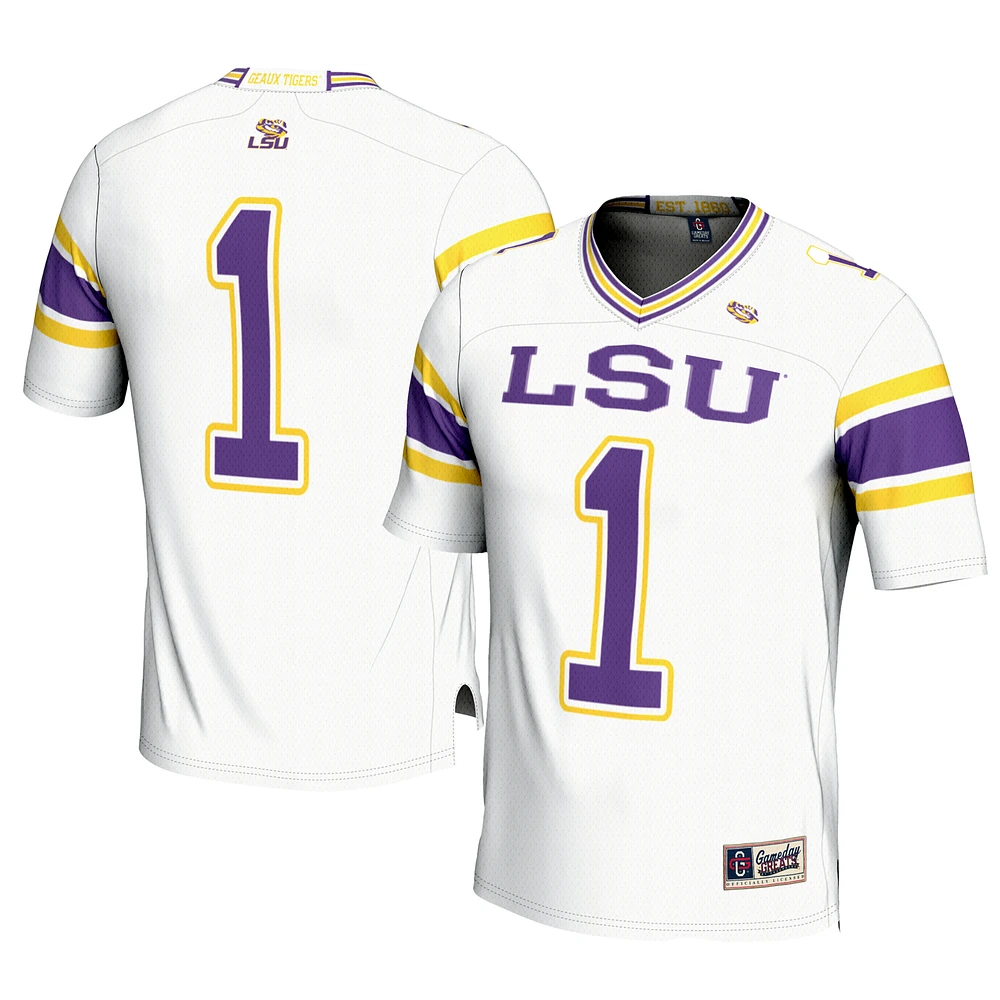 Youth GameDay Greats #1 White LSU Tigers Football Jersey