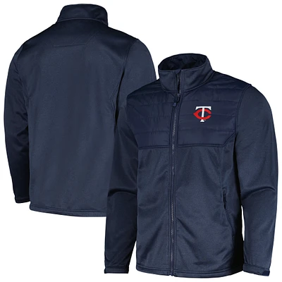 Men's Dunbrooke Heather Navy Minnesota Twins Explorer Full-Zip Jacket