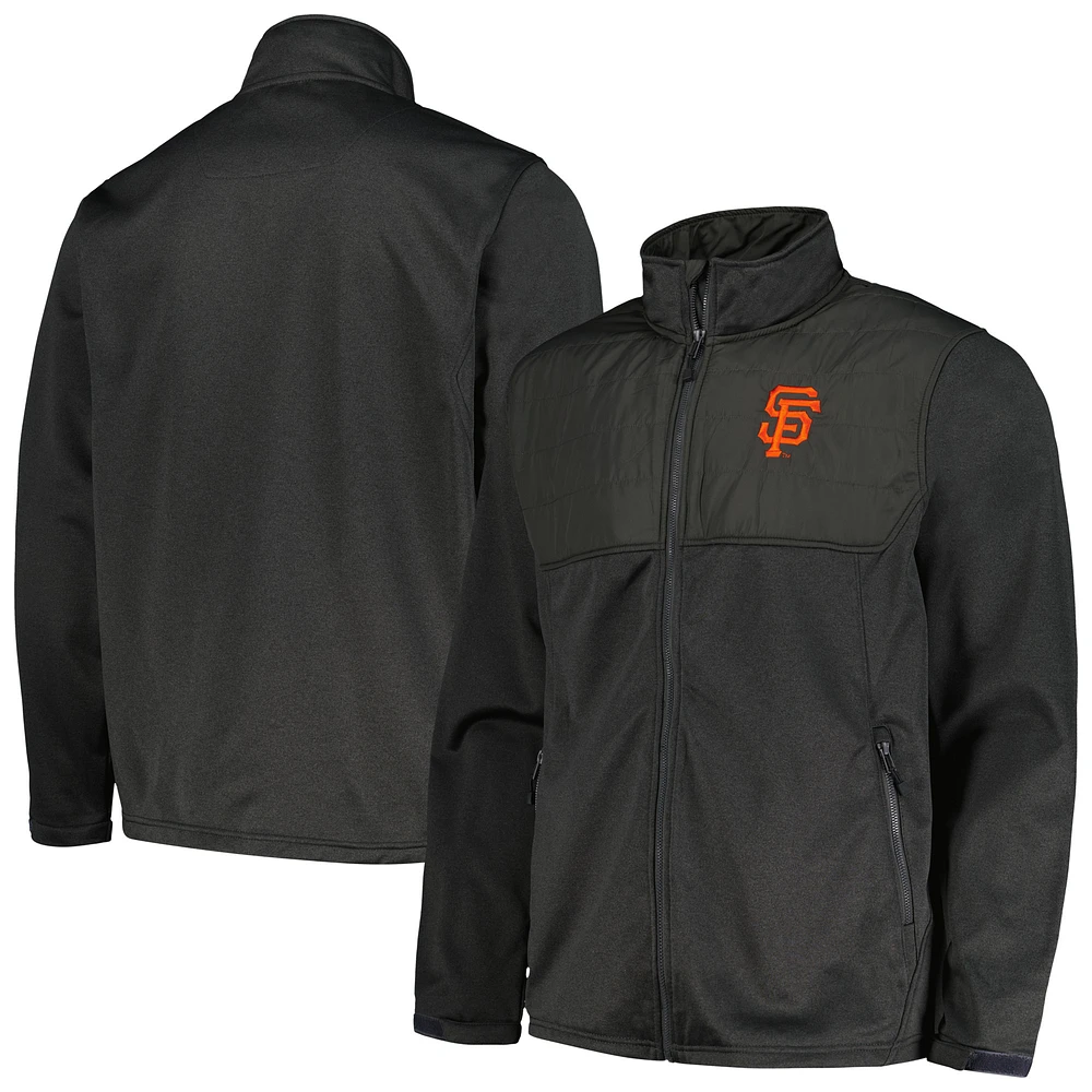 Men's Dunbrooke Heather Black San Francisco Giants Explorer Full-Zip Jacket
