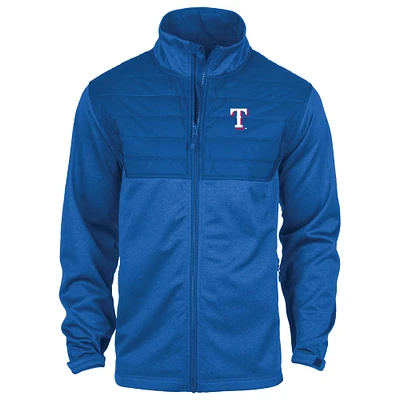 Men's Dunbrooke Heather Royal Texas Rangers Explorer Full-Zip Jacket