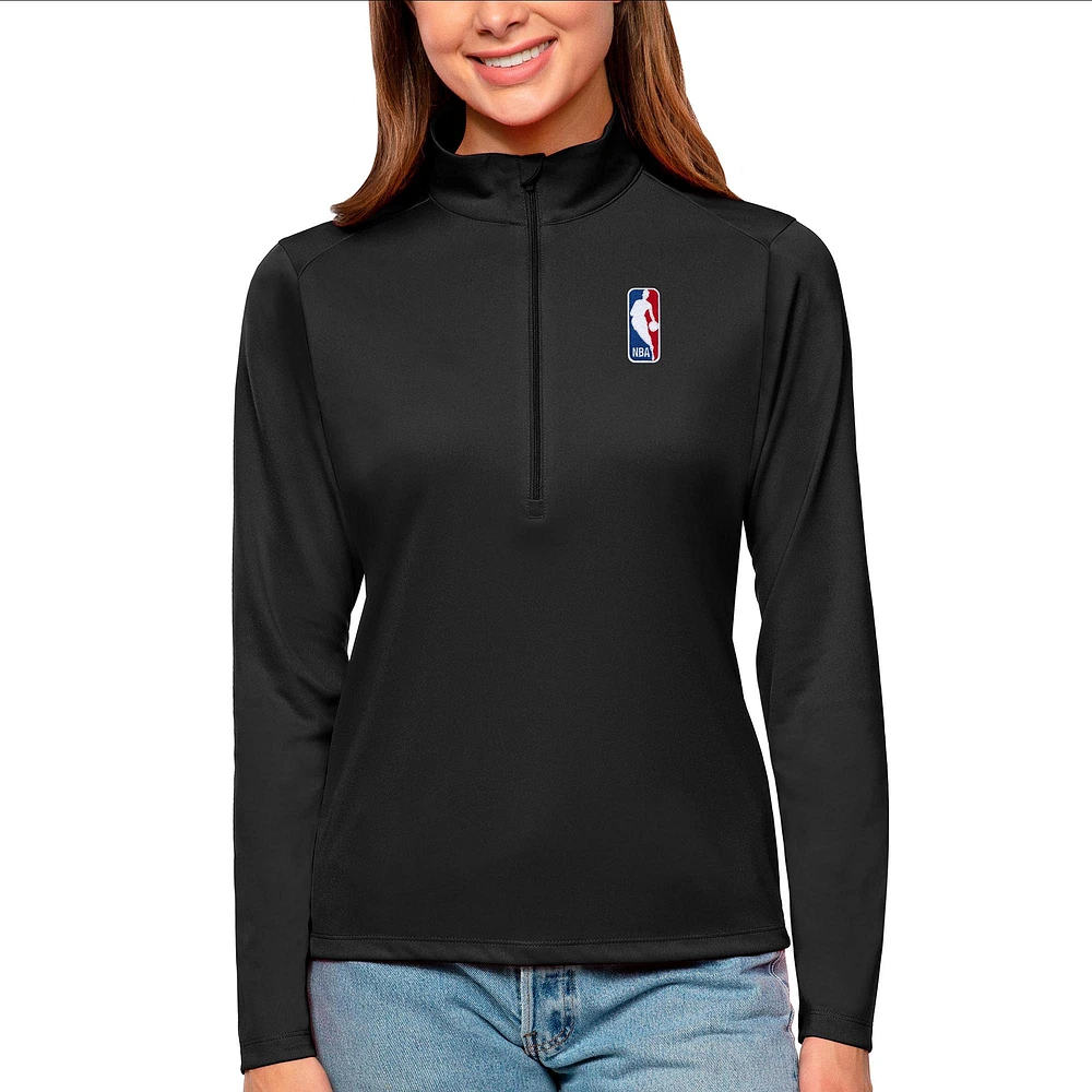 Women's Antigua WNBA Logoman Tribute Half-Zip Pullover Top