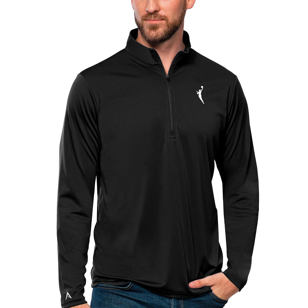 Men's Antigua WNBA Logowoman Tribute Quarter-Zip Pullover Top