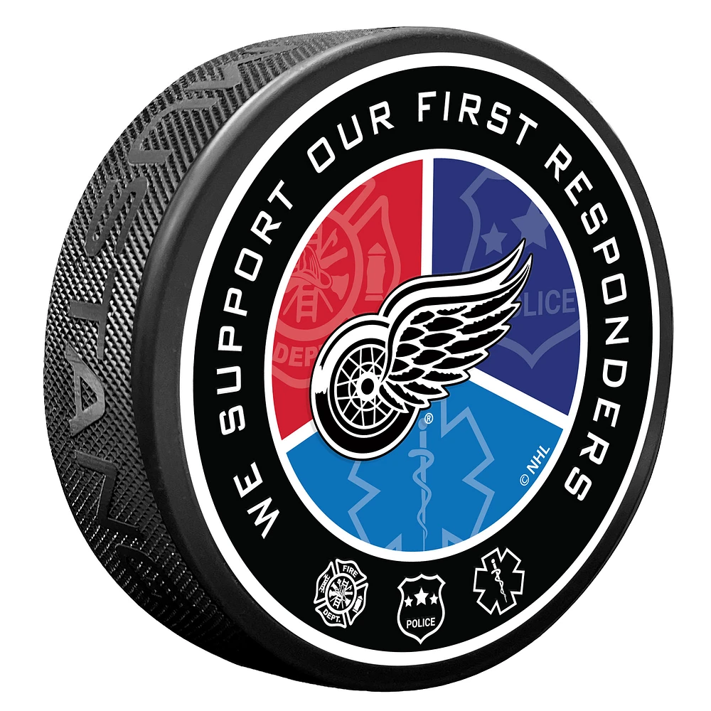 Detroit Red Wings First Responders Puck