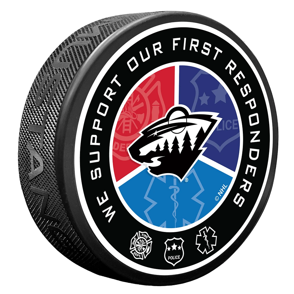 Minnesota Wild First Responders Puck