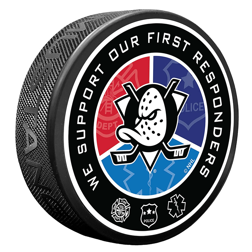 Anaheim Ducks First Responders Puck