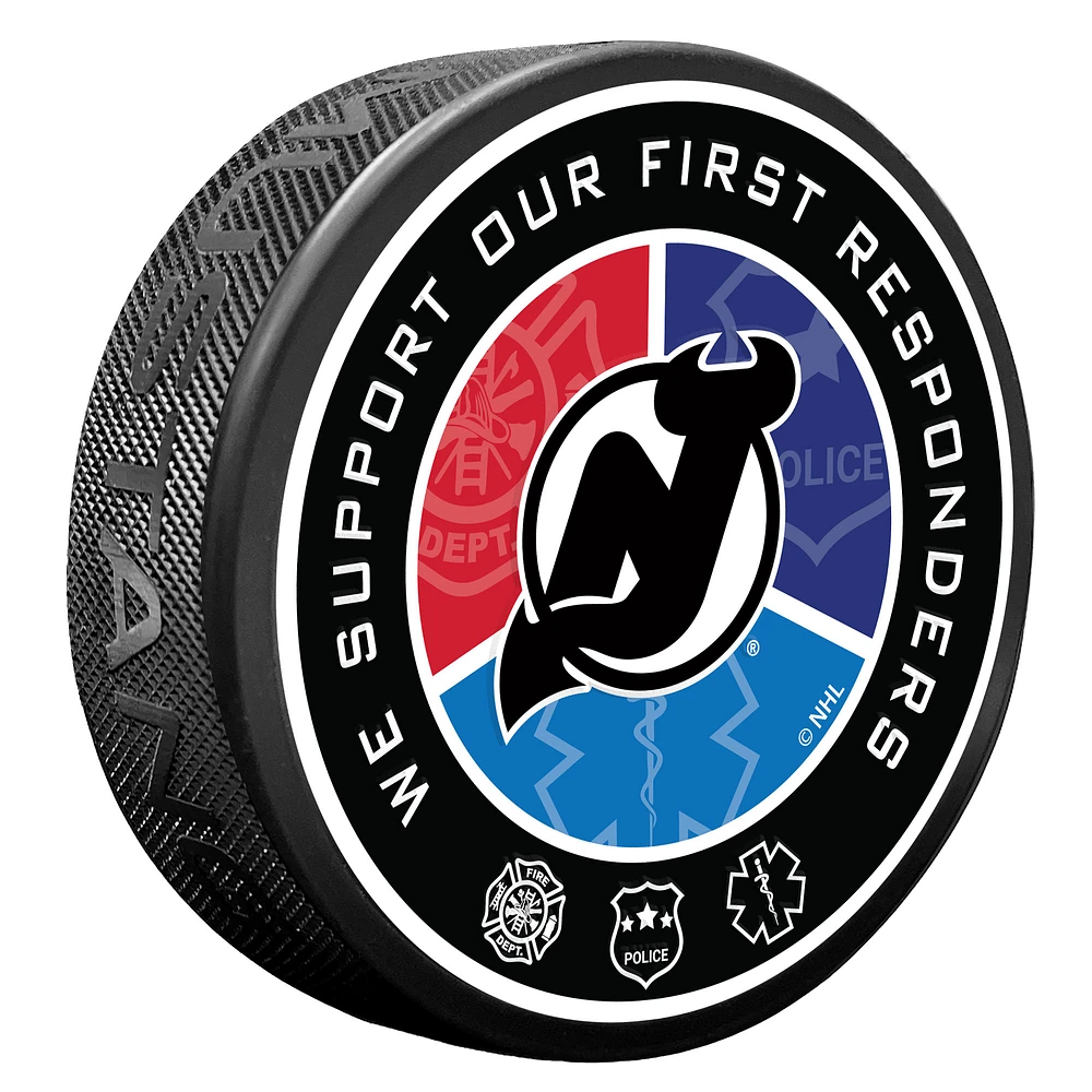 New Jersey Devils First Responders Puck