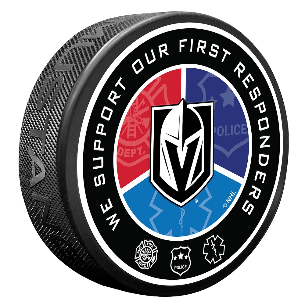 Vegas Golden Knights First Responders Puck