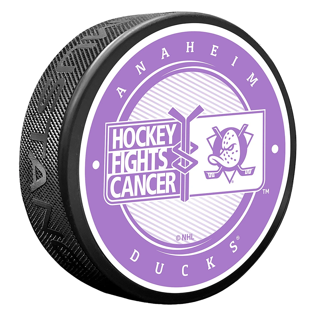 Anaheim Ducks Hockey Fights Cancer Puck