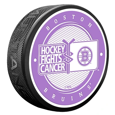 Boston Bruins Hockey Fights Cancer Puck