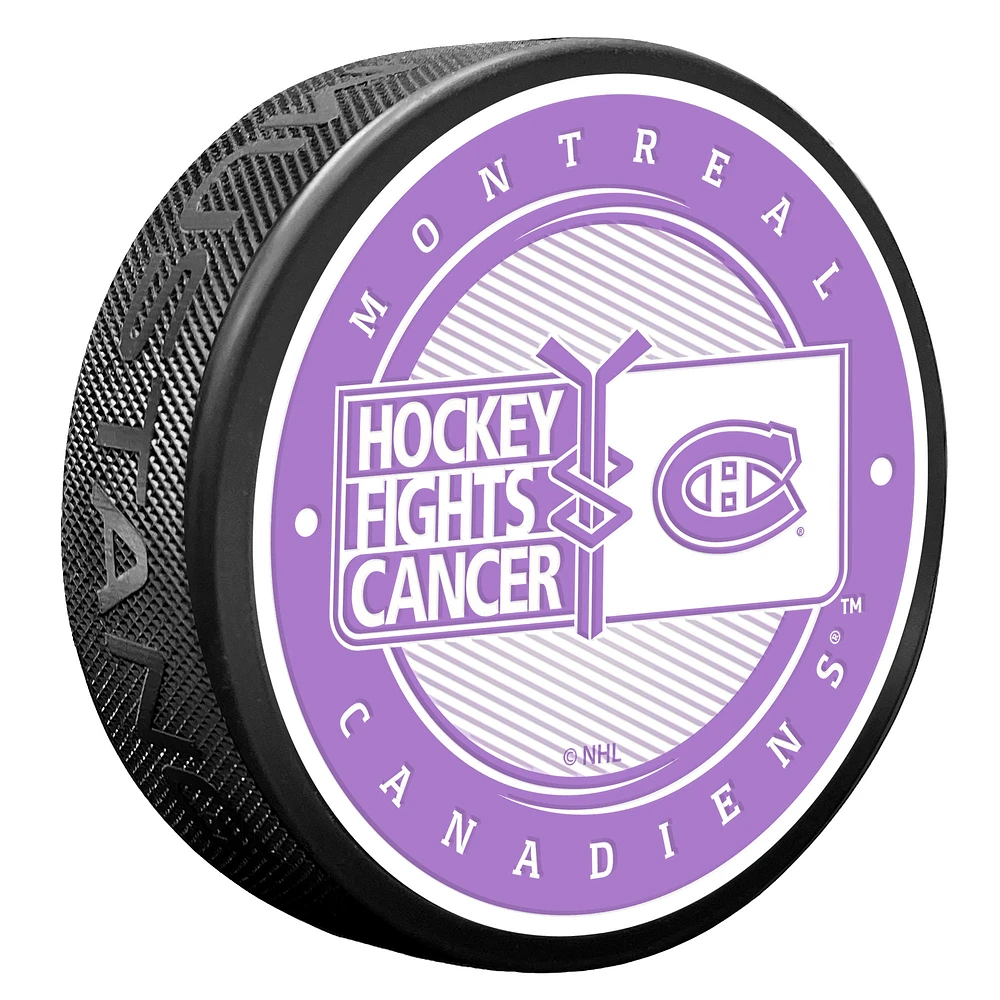 Montreal Canadiens Hockey Fights Cancer Puck