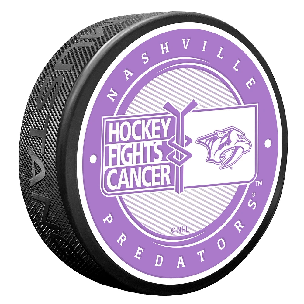 Nashville Predators Hockey Fights Cancer Puck