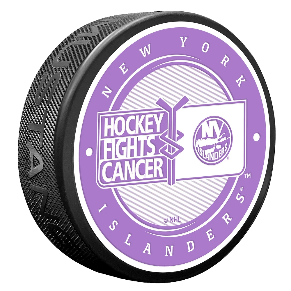 New York Islanders Hockey Fights Cancer Puck