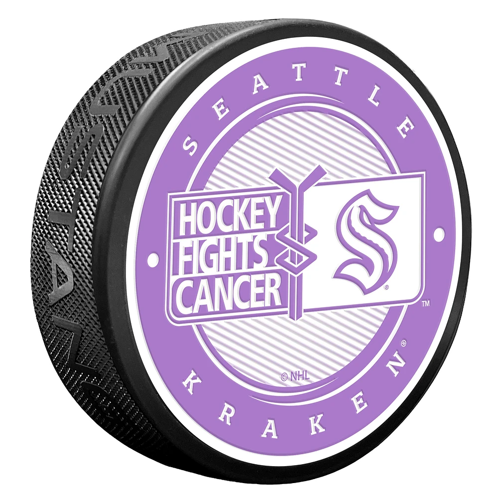 Seattle Kraken Hockey Fights Cancer Puck