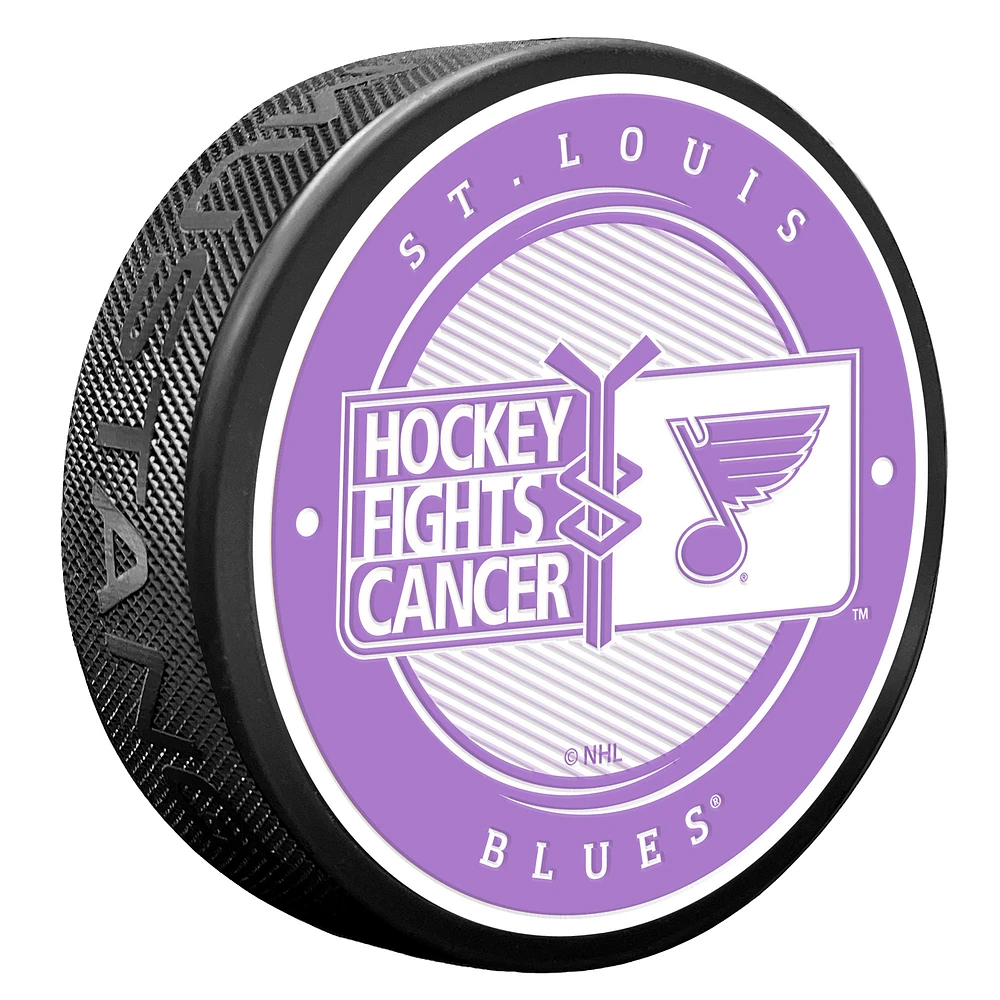 St. Louis Blues Hockey Fights Cancer Puck