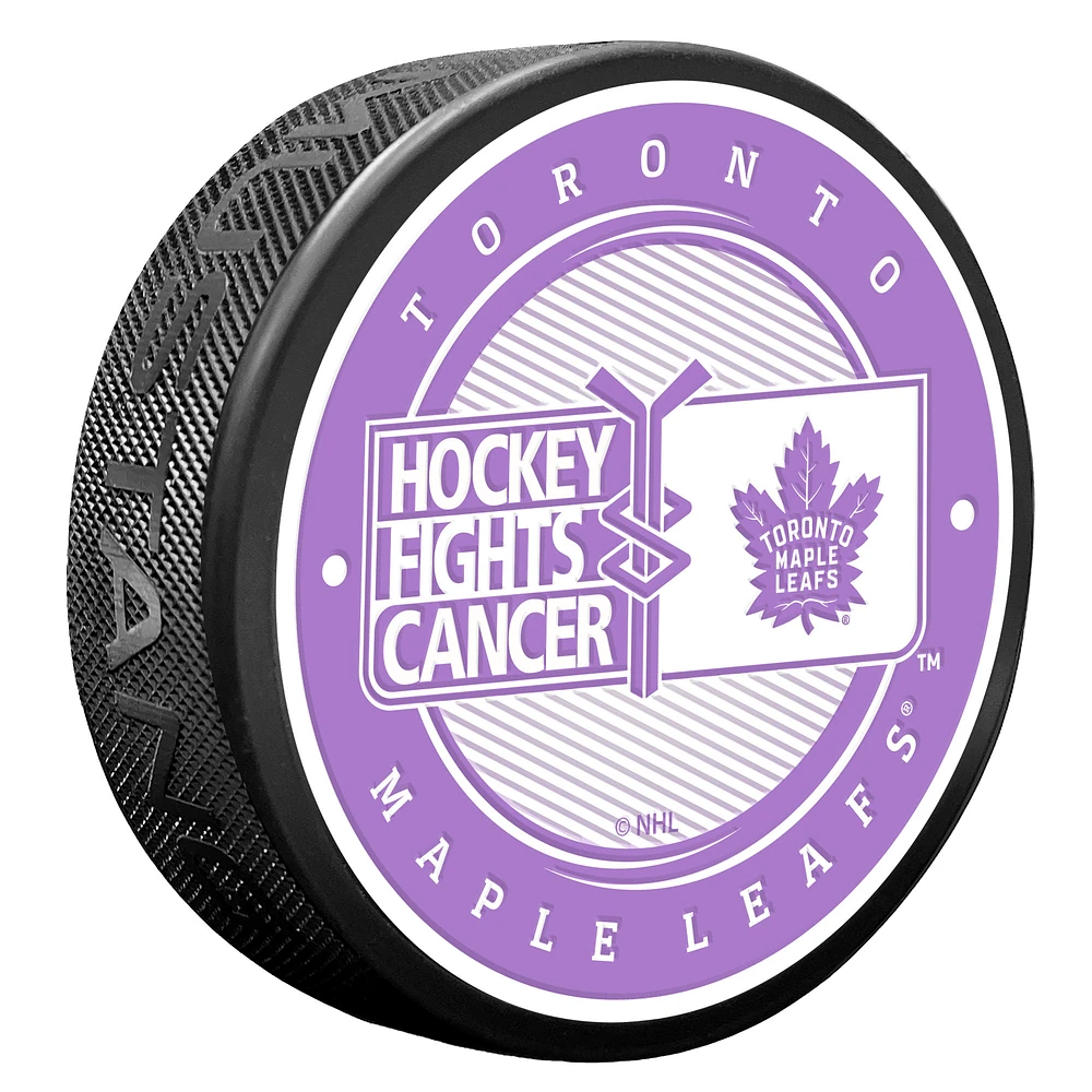 Toronto Maple Leafs Hockey Fights Cancer Puck