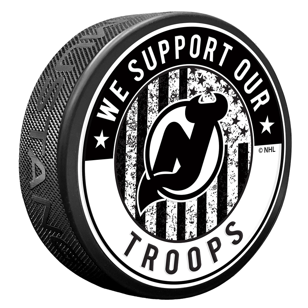 New Jersey Devils Military Appreciation Puck