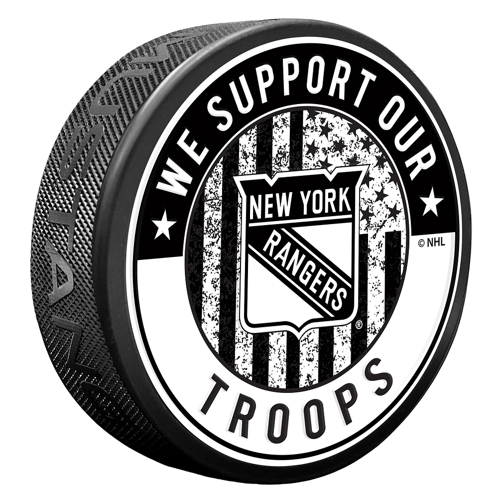 New York Rangers Military Appreciation Puck