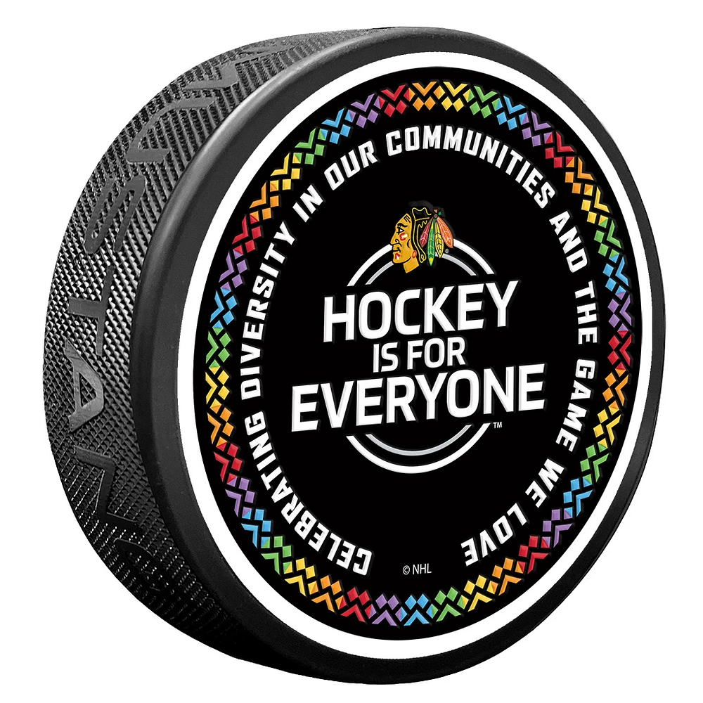 Chicago Blackhawks Hockey Is For Everyone Puck