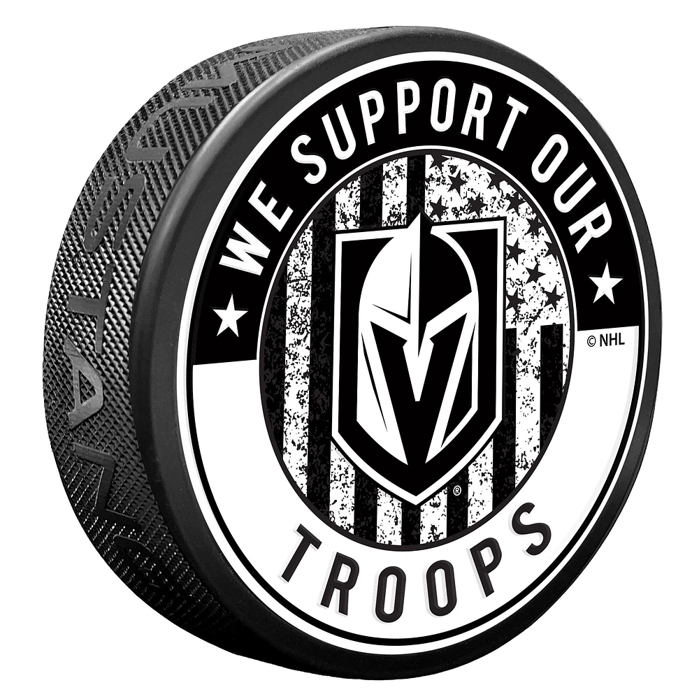 Vegas Golden Knights Military Appreciation Puck